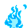 Emoji flameblue