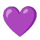 Emoji coeurviolet