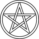 Emoji pentagramme
