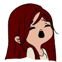 Emoji tired