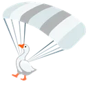 Emoji 82773duckwithparachute