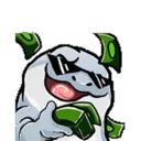 Emoji dollarssalamandre