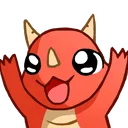Emoji dragonHappy
