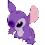 Emoji stitch_purple