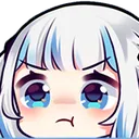 Emoji Gura_pout