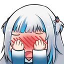 Emoji Gura_timida