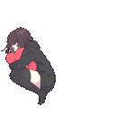 Emoji Menhera_heartroll