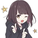 Emoji Menhera_chan_point