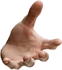 Emoji 4525openhandright