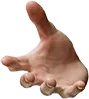 Emoji 9588openhandleft