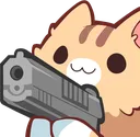 Emoji catwithgun