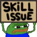 Emoji 9114skillissuepeepo
