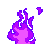 Emoji purplefire