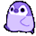 Emoji purplepenguin