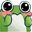 Emoji grenouillecute