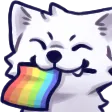 Emoji fox_PrideFlag