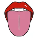 Emoji tongue