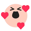 Emoji happywithhearts