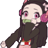 Emoji nezuko_vibing