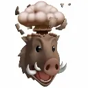 Emoji flabberghogsted