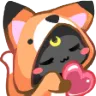 Emoji lavandeb_CatHeart1