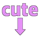 Emoji Pigalle_txtflecheCute1