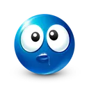 Emoji blue_drool