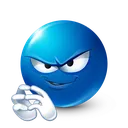 Emoji blue_evil