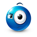 Emoji blue_whaaat