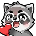 Emoji Racoonlov