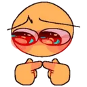 Emoji 9540shyblushycursed