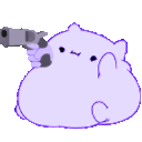 Emoji lightpurplebonkgun