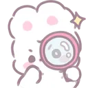 Emoji FluffBunLooking
