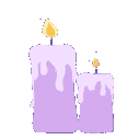 Emoji purple_candle