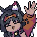 Emoji Nekomata_wave