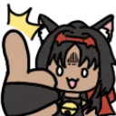 Emoji Nekomata_thumbup