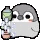 Emoji bird_waterflower