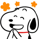 Emoji snoopy_cheerful