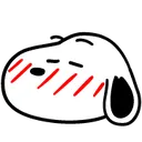 Emoji snoopy_blush