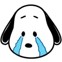 Emoji snoopy_cry