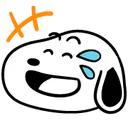 Emoji snoopy_laugh