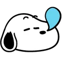 Emoji snoopy_snooze