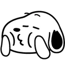 Emoji snoopy_pucker