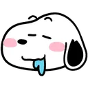 Emoji snoopy_drool
