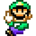 Emoji luigiMiddleFinger