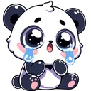 Emoji 86561cutepandacry