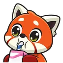 Emoji 2210redpandadrink