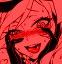 Emoji B_ahegao_Shaking_Red