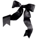 Emoji blackribbonleft