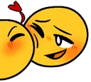 Emoji cheekkiss